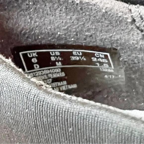 Clarks Cloudsteppers Black Fabric Wedges Women’s Size 8.5 Ortho Cushioned Comfy - Picture 4 of 10